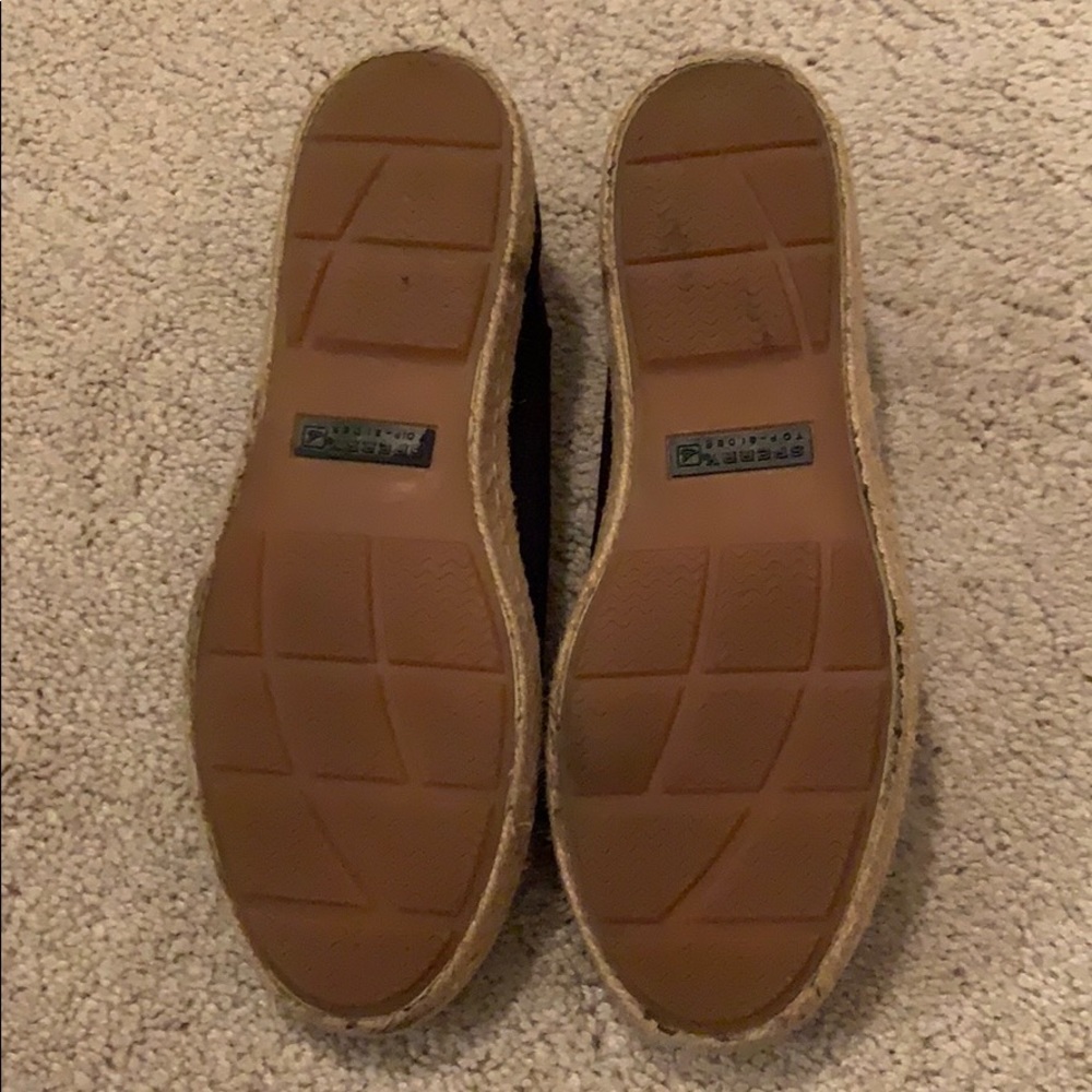 SPERRY Topsider Navy Canvas Shoes - Picture 3 of 3